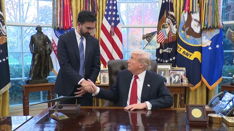 トランプ大統領とニューヨーク次期市長のマムダニ氏が初会談「彼を支援していく」一定の協力的な姿勢示す｜FNNプライムオンライン