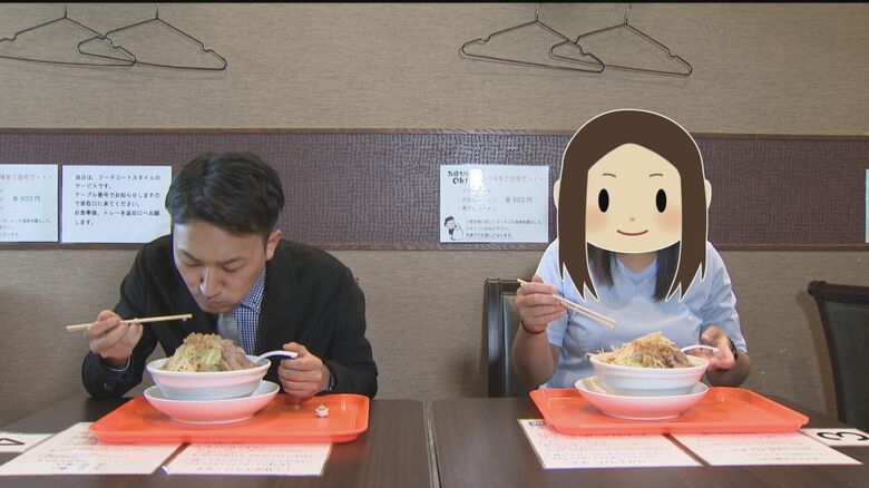 自作のミニチュアで注文したラーメンは格別の味