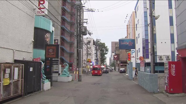 事件があった現場（札幌市　2日）