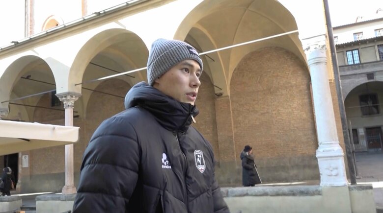 学生の街・パドヴァを歩く高橋