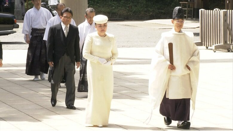 明治神宮を参拝された信子さま　4月17日