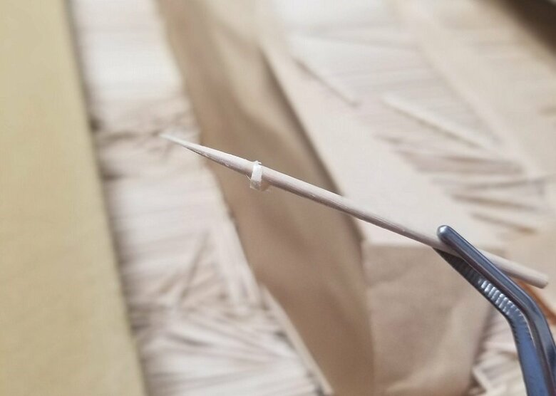 不良品例　先が鋭すぎる