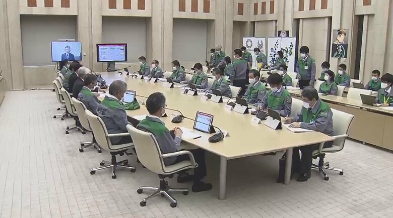 東京都のモニタリング会議の様子（12月3日）