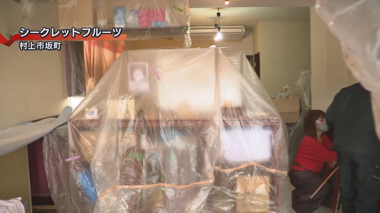 内装工事中のイタリアレストラン