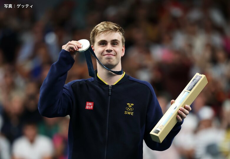 モーレゴード選手は多角形ラケットで個人銀メダルを獲得