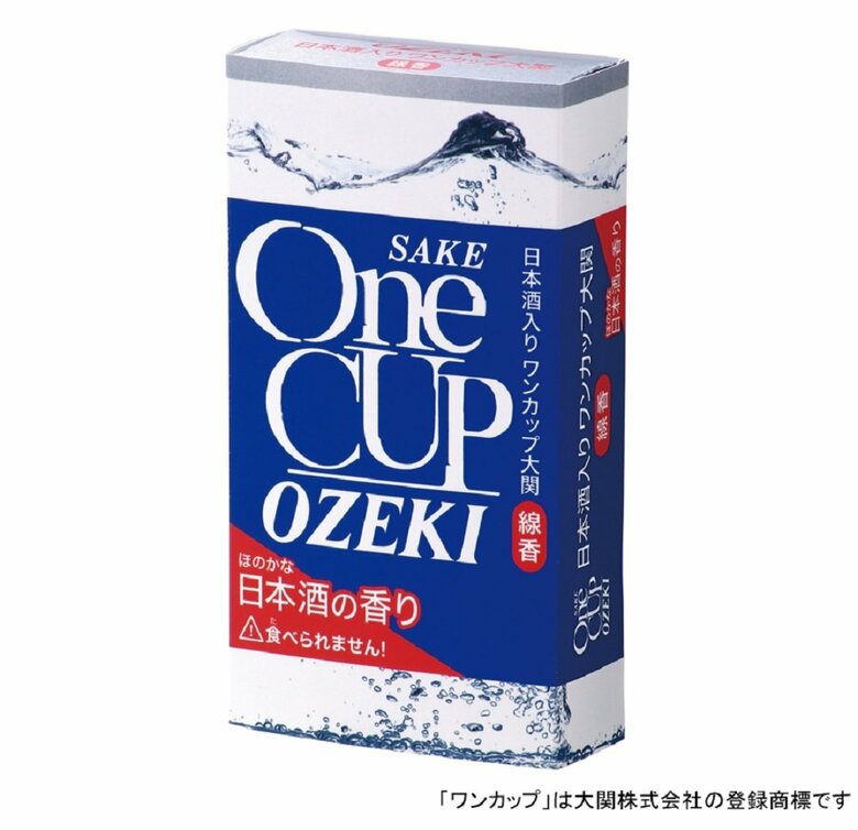 ワンカップ大関　ミニ寸線香（提供：カメヤマ株式会社）