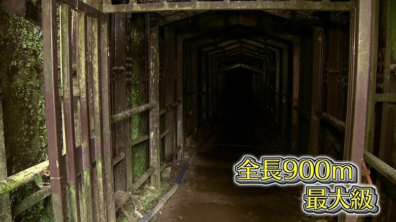 900以上ある石見銀山の坑道跡でも最大級の大久保間歩