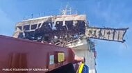 ウクライナ沖のアゾフ海で貨物船2隻がドローン攻撃　アゼルバイジャン人船員5人死亡　周辺でも爆発