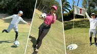 世界最速で仲良くなれる「フットゴルフ」　女性アナも初挑戦　サッカーボールで“ゴルフ【静岡発】