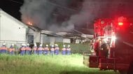 市営団地で住宅全焼　男性が顔にやけど【熊本】