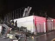 51歳息子と16歳孫の2人とは連絡取れず…愛知県岡崎市で住宅が全焼 住人の女性ともう1人の孫が煙吸って喉をヤケド