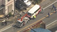 唇を切ったり鼻から血…送迎中の幼稚園バス事故で男性運転手（40代）死亡　園児9人と女性教諭搬送されいずれも軽傷