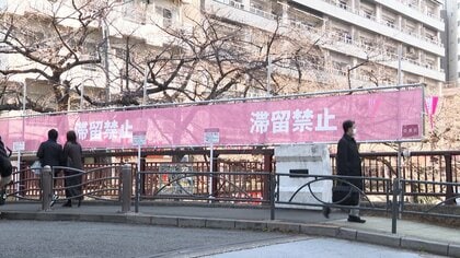 「景観的に残念」目黒川を覆う横断幕…桜の“目隠し”が物議　甲府で桜並木2㎞が満開　東大卒業式で将来の夢　あすは雨で花冷え