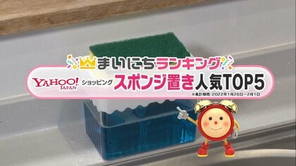 「ワンタッチでスポンジに洗剤が付けられる」…清潔にすっきり収納！スポンジ置き人気TOP5