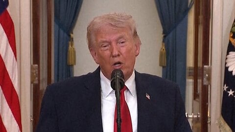 トランプ大統領、イランとの戦闘終結の道筋示さず　「目的はほぼ達成」「体制転換が起きた」成果を主張