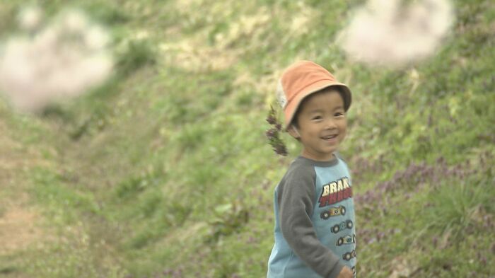 キラキラの笑顔