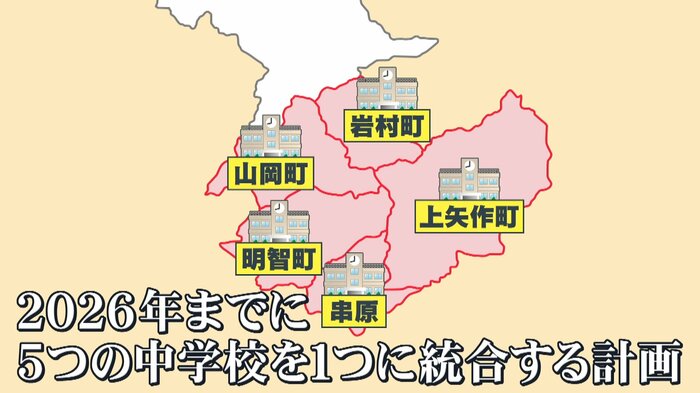岐阜・恵那市で立てられた中学校の統合計画が、波紋を呼んでいる
