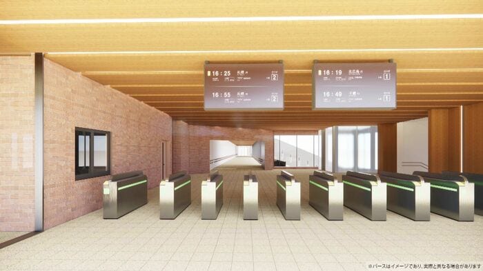 JR新駅の予想図（提供：JR北海道）