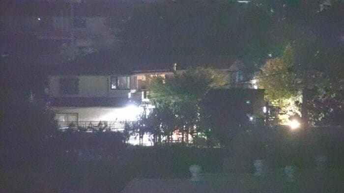 容疑者が立てこもっていた自宅