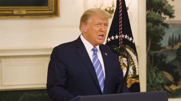 ツイッター社からアカウントの永久停止処分を受けたトランプ大統領