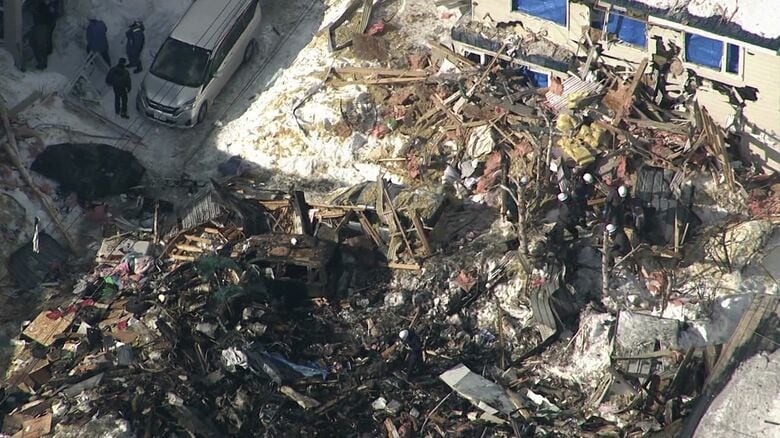 【5人死傷の爆発火災】死因は”焼死”と判明…住宅爆発で女性死亡・4人ケガ＿窓ガラスやシャッターなど周辺建物約40棟被害…原因はガス爆発か〈北海道札幌市〉｜FNNプライムオンライン