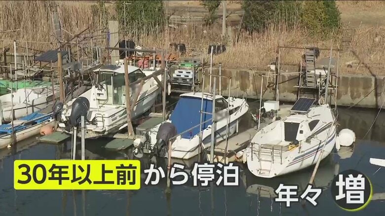 【独自取材】まるで「船の墓場」…用水路に340隻もの“放置船”　港湾事務所も「対応に苦慮」　千葉・富津市｜FNNプライムオンライン