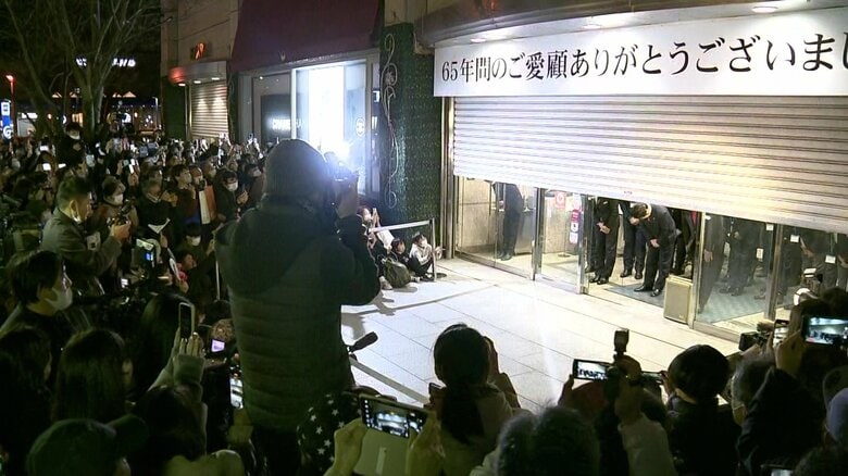 島根県唯一のデパート「一畑百貨店」が閉店　約1万2000人が来店 思いが交錯した“最後の1日”に密着｜FNNプライムオンライン
