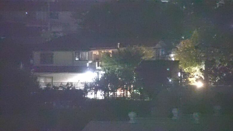 容疑者が立てこもっていた自宅