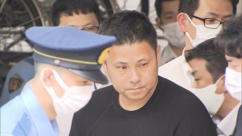 逮捕された中山勇人容疑者(41)(21日午後 麹町署)