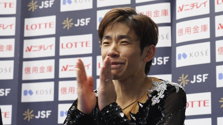 キスクラで全日本出場の喜びをかみしめる織田