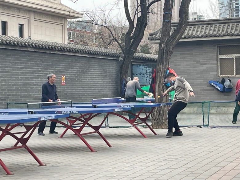 中国で卓球は老若男女、全てが楽しむ国民スポーツだ。