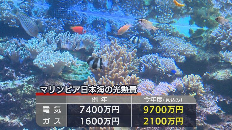 マリンピア日本海の光熱費