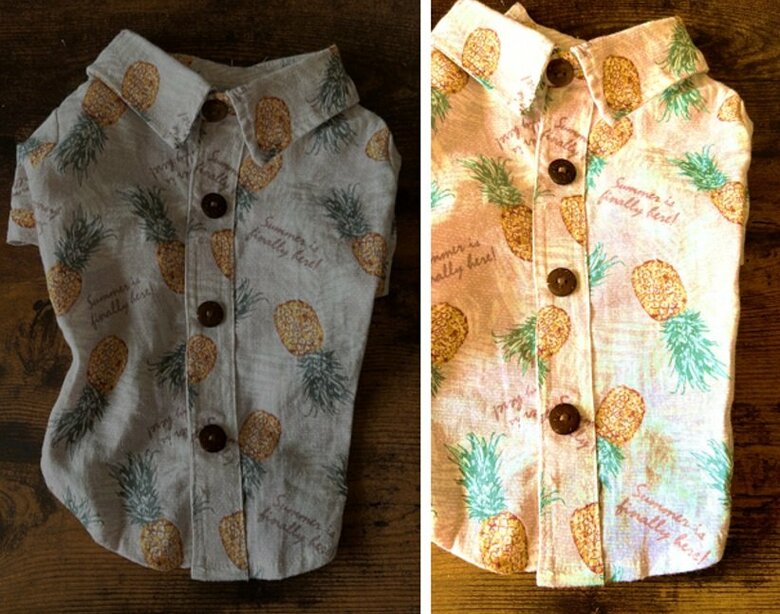 こちらはNG例。暗さや過度な加工で商品本来の色が分からず、見切れてもいる