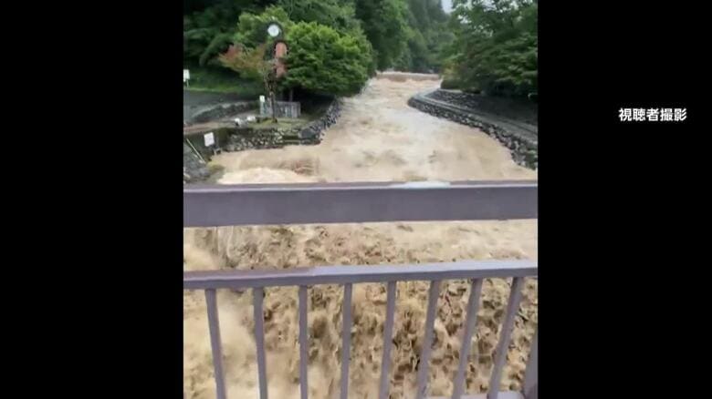 岐阜・下呂市（9日午後2時過ぎ）