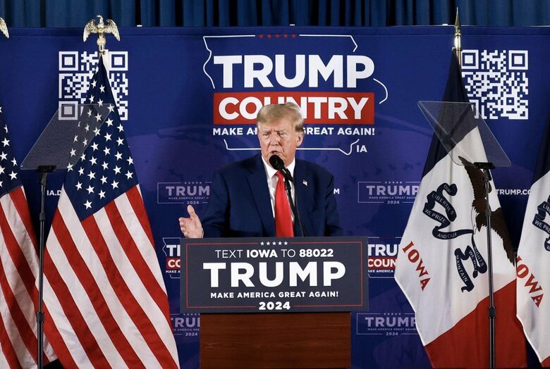 大統領選出馬の是非が問われているトランプ前大統領（77）