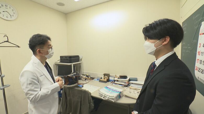 岡島医師と奥池さん