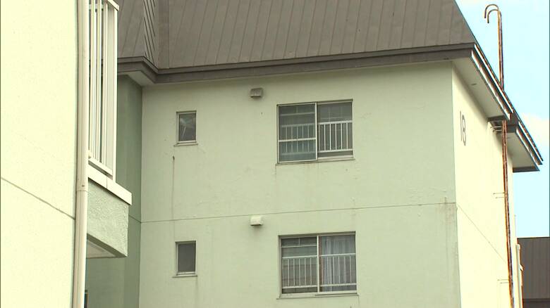 594世帯が入居している湯川団地