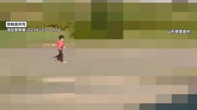 優斗さんが行方不明になった当日の防犯カメラ映像より