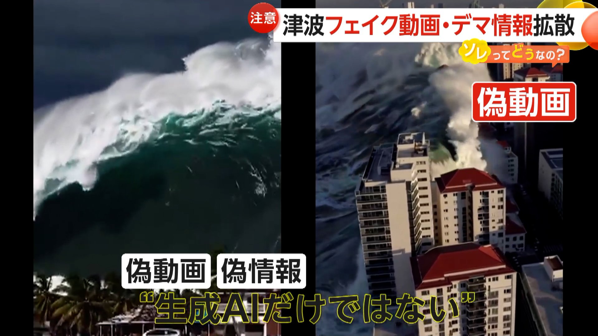 注意】「鵜呑みにしないで」津波フェイク動画・デマ情報がSNSで拡散