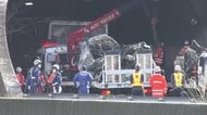 直後に車両から出火…新名神のトンネル内で車4台が絡む事故で5人死亡 最後尾の大型トラック運転の54歳女を逮捕