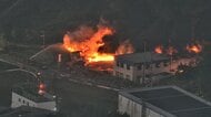 奈良の廃棄プラスチック工場で火災　鎮圧メド立たず　従業員は全員避難