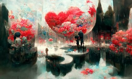 恋愛の和歌からAIが絵を描く…デジタルアートの展示会　主催者「NFTを活用し社会課題の解決に」