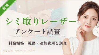 【グロウナビ】【調査レポート】シミ取りレーザー経験者100名に徹底アンケート調査｜料金相場は1～2万円