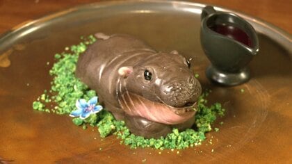 リアルすぎる…タイの世界的大スター赤ちゃんコビトカバ