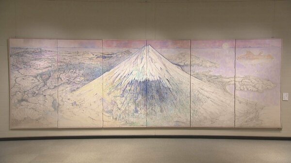 高さ2m×幅4mの屏風も…全国から公募で絵画や写真を集めた展覧会