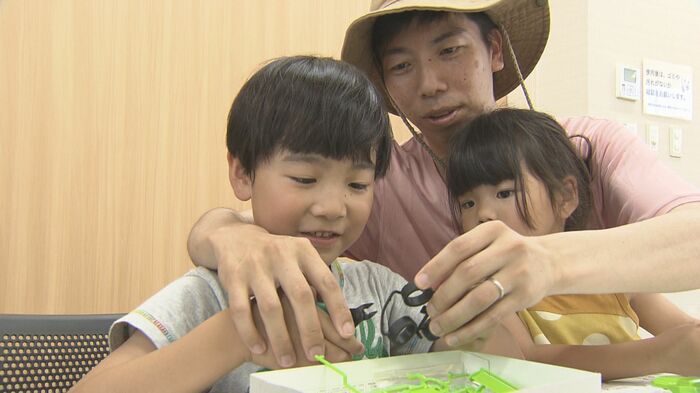 親子で組み立て