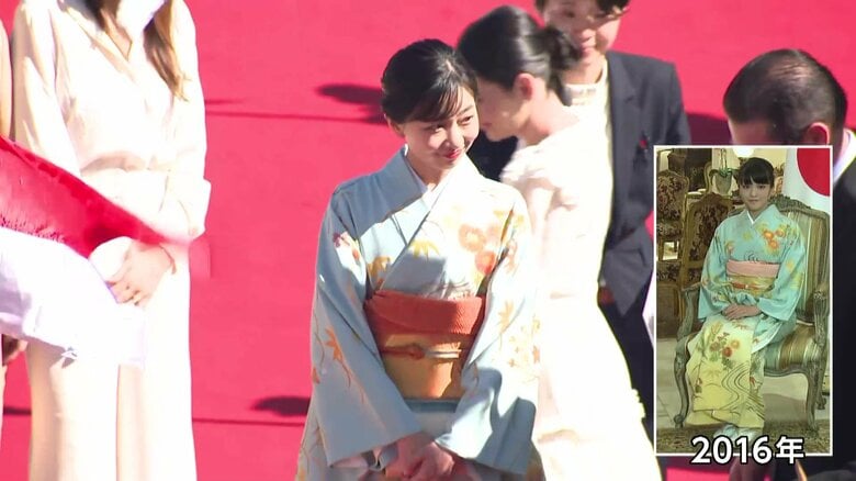 姉・小室眞子さんから譲り受けた振袖姿で…佳子さまがブラジル大統領を表敬訪問「大切な友人、アミーゴとして」　国交樹立130周年の記念式典出席　｜FNNプライムオンライン