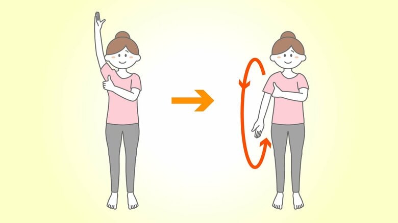 「1日7秒 手を伸ばしなさい」運動機能評論家が提言!肩こりは“手を伸ばす”習慣でラクになる。インナーマッスルをほぐし血流を良くする3つの体操|FNNプライムオンライン