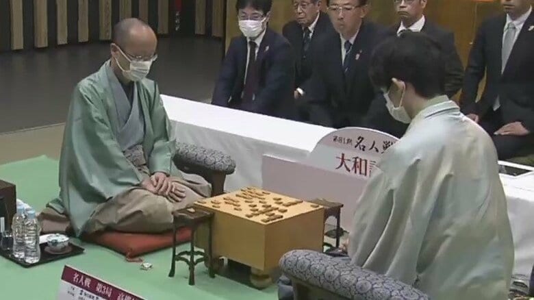渡辺名人が藤井六冠に勝利　藤井六冠は勝負に出るも逆転負け喫す　名人戦は2勝1敗に｜FNNプライムオンライン