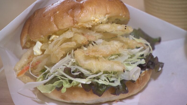 「大変厳しい」シロエビ不漁で名物メニュー「シロエビバーガー」も危機  道の駅、仕入れ価格2倍で値上げ余儀なく｜FNNプライムオンライン